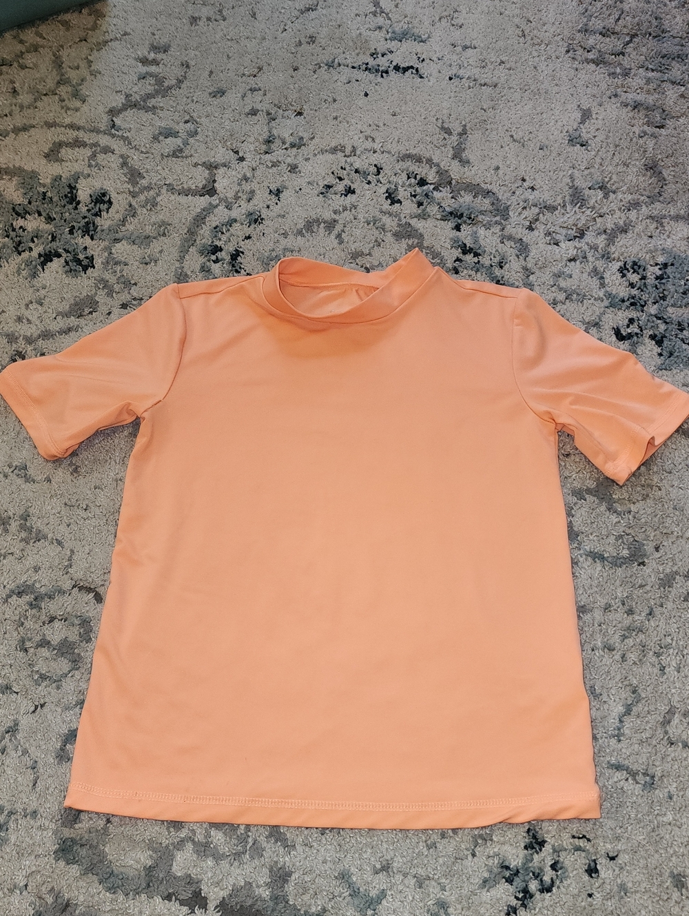 Cat & Jack Peach Short-Sleeve Swim Rashguard